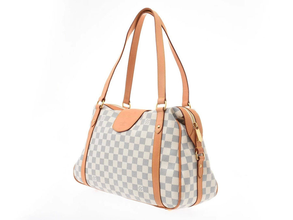 Louis Vuitton Handbag Azur White Leather White Stresa White